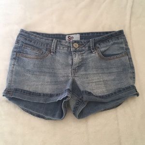 So brand juniors jean shorts